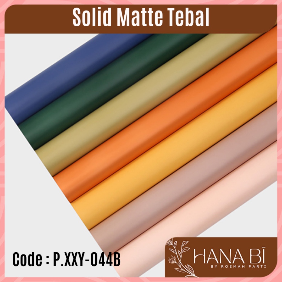 

2 Lembar Cellophane Solid Matte Tebal Sinowrap Ori Kes Buket Bunga Korean Tebal Waterproof Flower Wrapping Paper Calor Kado PXXY44B