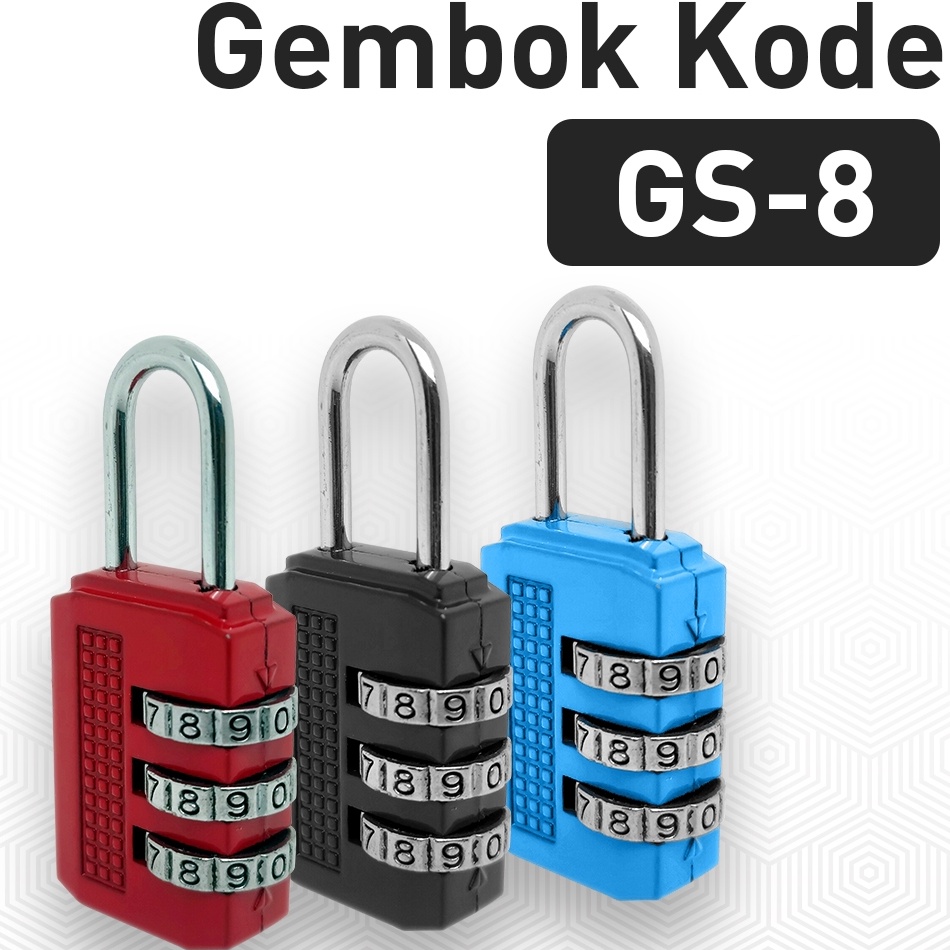 Gembok Angka Gembok Pin Gembok Tas Koper Gembok Kode Gembok pas Sle kode
