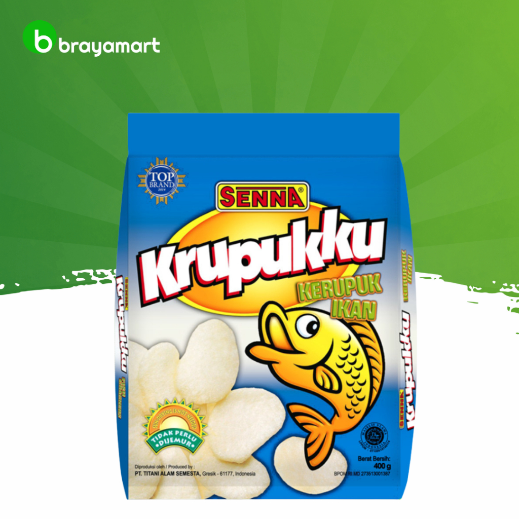 

Senna krupuk ikan 400 gram Brayamart