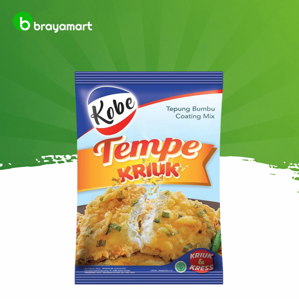 

Kobe tempe goreng 200 gram Brayamart