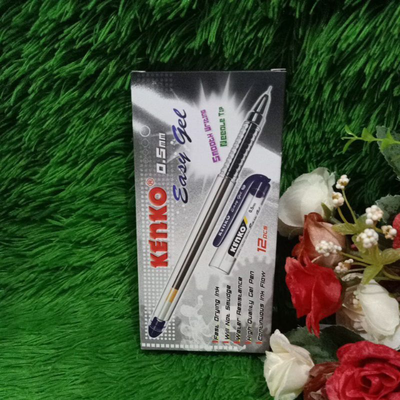 

ballpoint kenko easy jel hitam lusinan murah