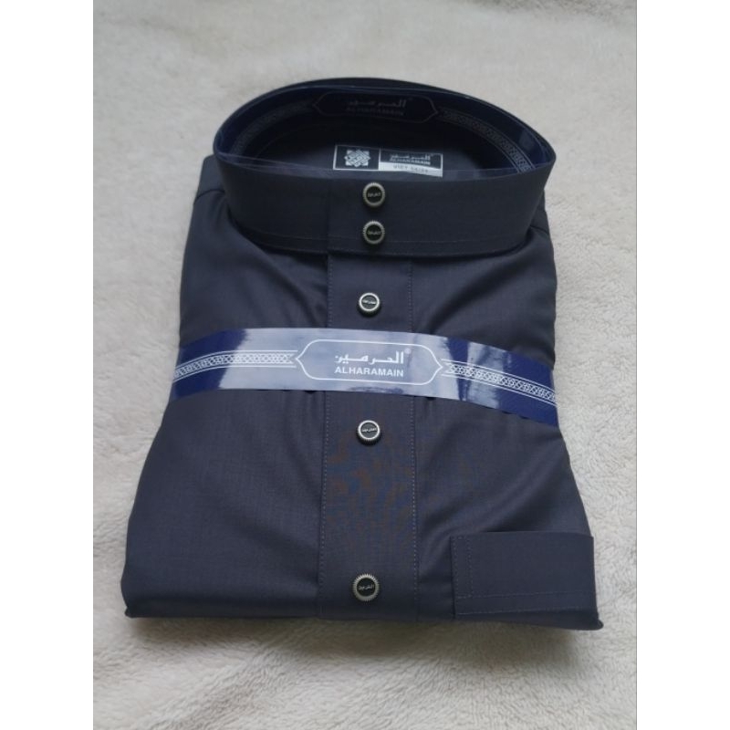 AL Haramain Jubah/Gamis Pria Dewasa Viet Premium Woll Non Manset | Coklat tua | Coklat Gold | Abu Tu