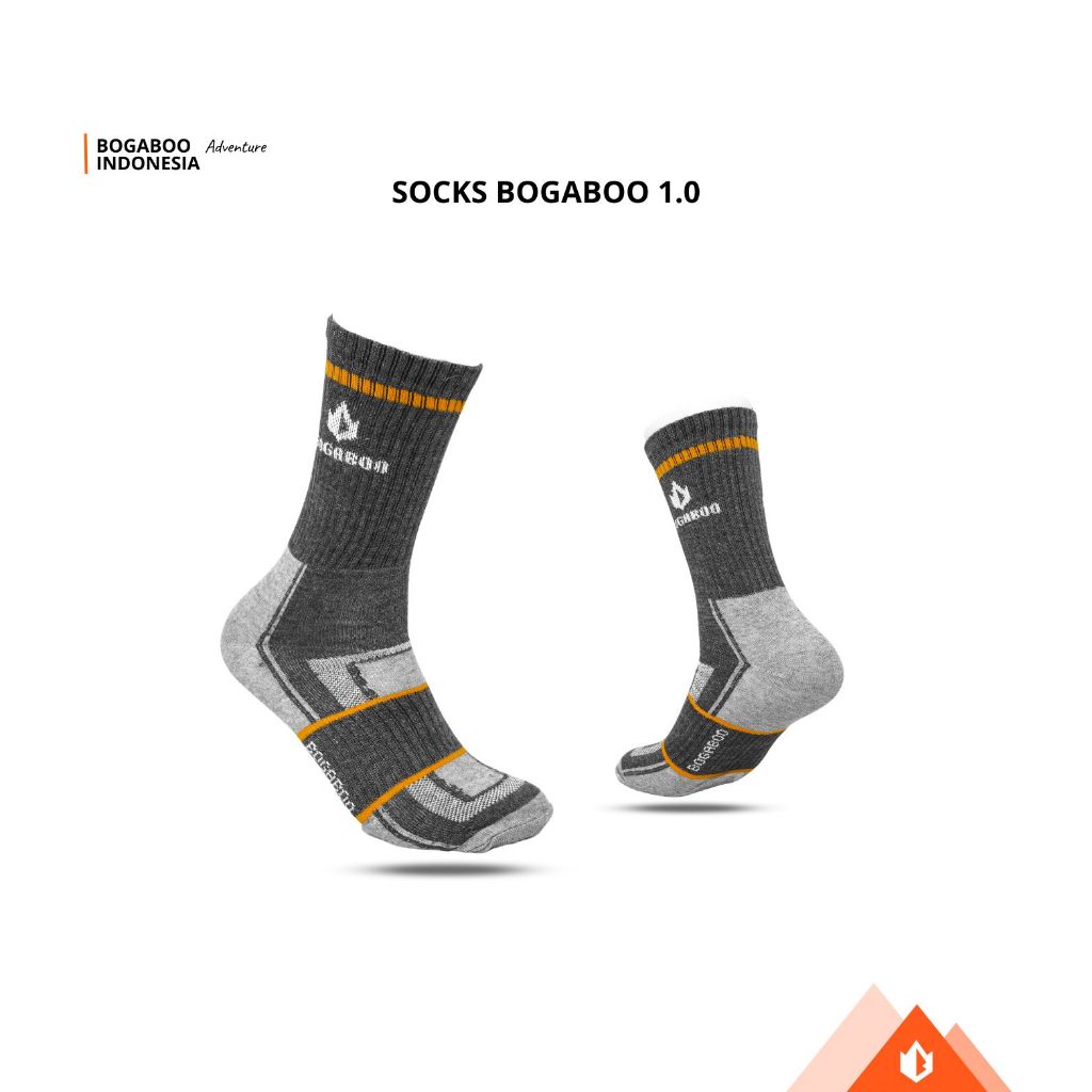 Bogaboo Socks Coolmax Antibacterial Unisex / Kaos Kaki Hiking Olahraga Pria dan Wanita / Bahan Coolm