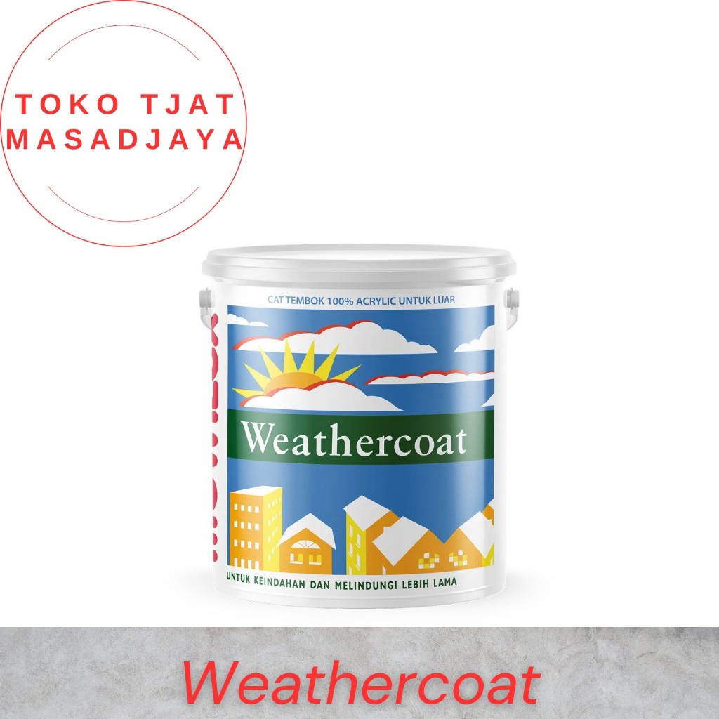 Mowilex Weathercoat Cat Tembok Exterior NUANSA ABU [2.5L]