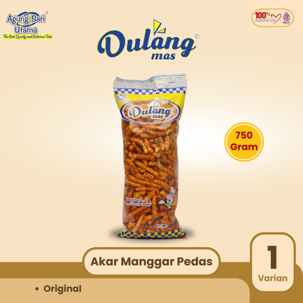 

TI-VARIO KERUPUK AKAR MANGGAR PREMIUM 750GRAM - Pedas - Gurih - Viral - Cemilan
