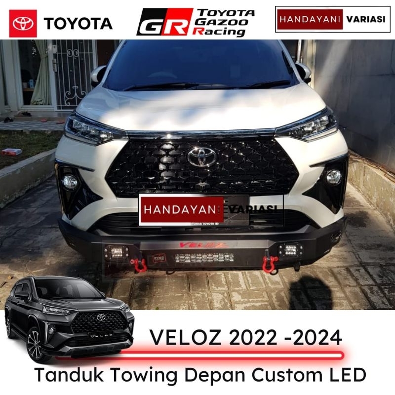 Tanduk Towing Custom Depan Toyota Veloz 2022 2024 Towing Custom Led