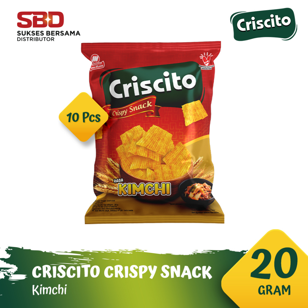 

Criscito Crispy Snack - Kimchi 20gr [@ 10 Pcs]