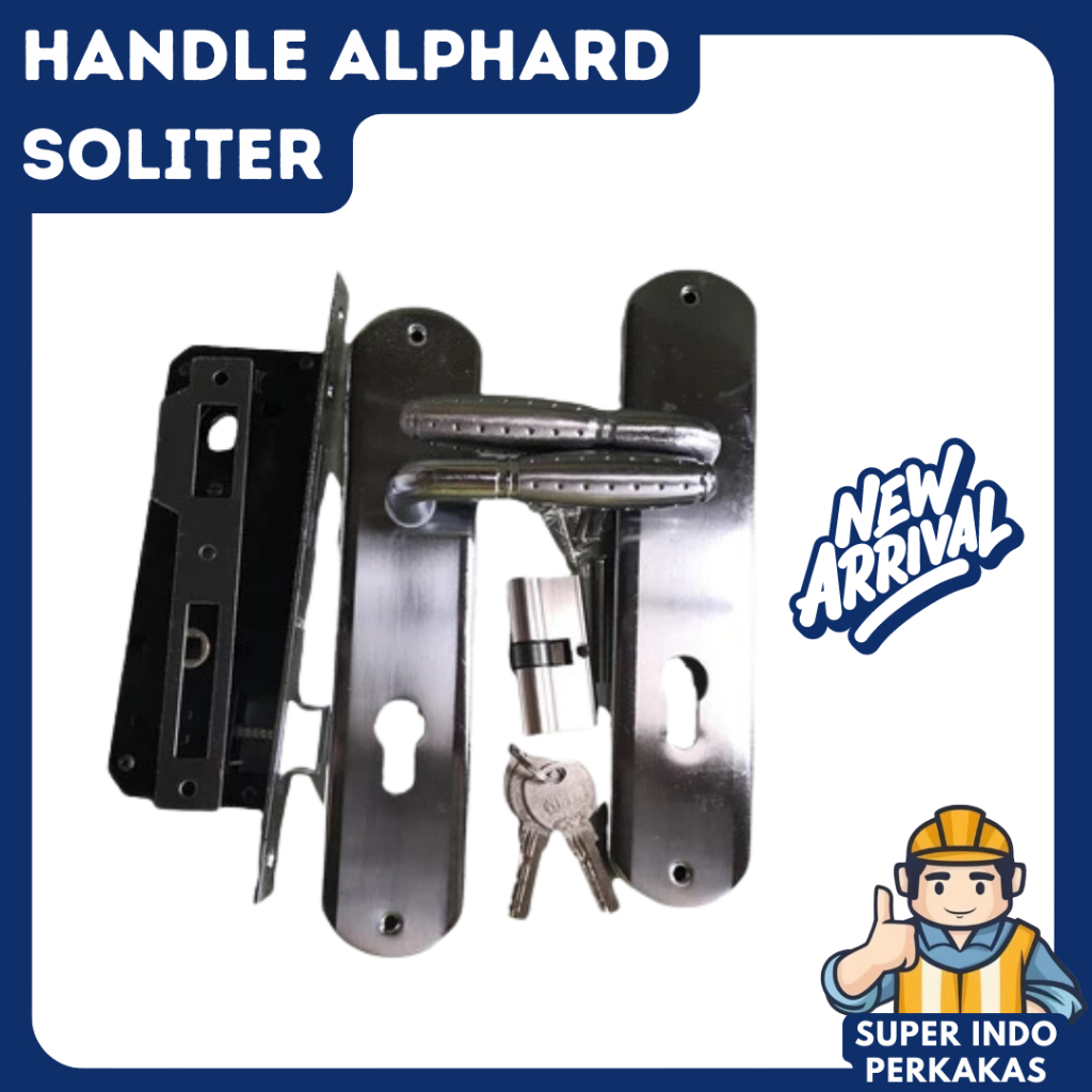 Handle pintu rumah Handle stainles/Handle hitam / handle pintu stainless ALPHARD SOLITAIRE