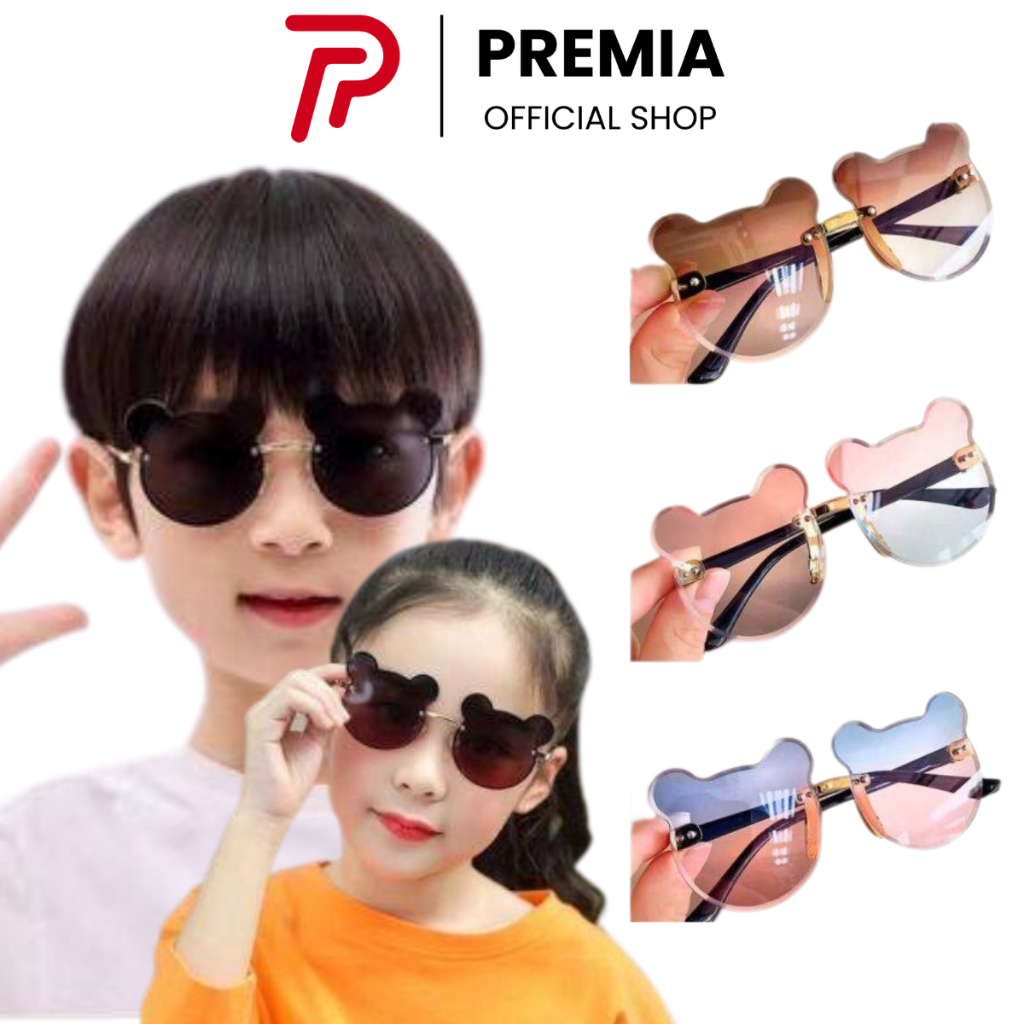 KACAMATA BEAR ANAK Model Beruang lucu kece korea High Quality Import kaca mata anak 2 tahun perempua