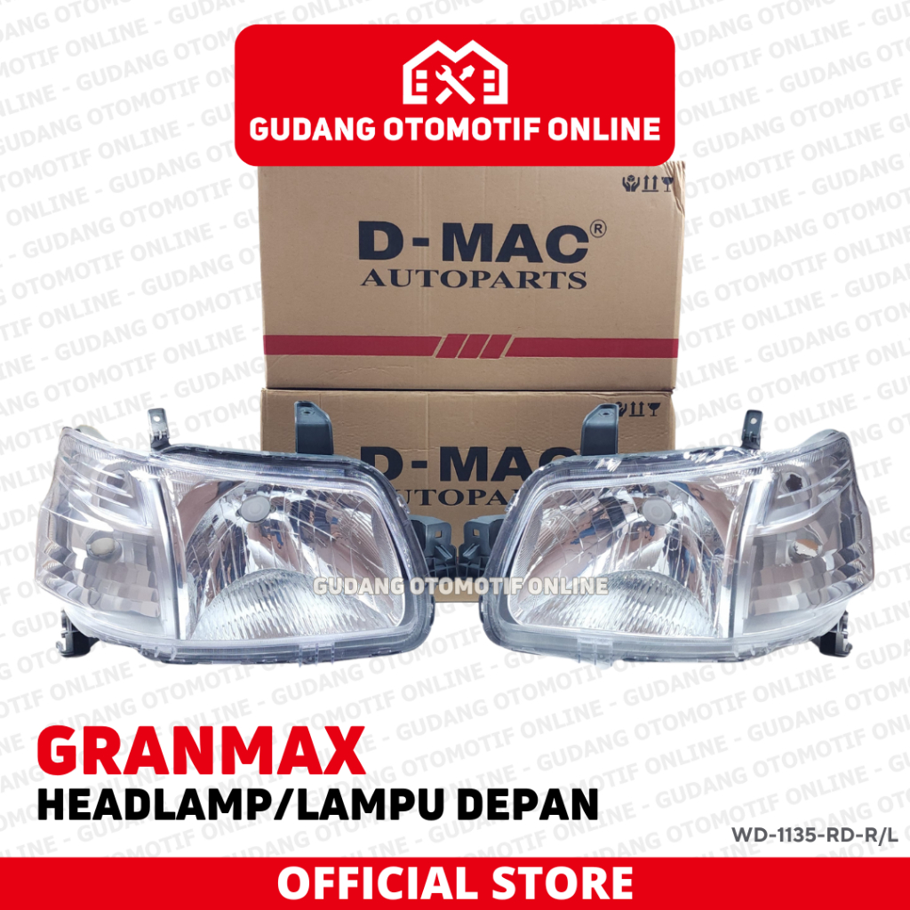 Headlamp Kanan Kiri Lampu Depan Daihatsu Granmax Grandmax D-Mac