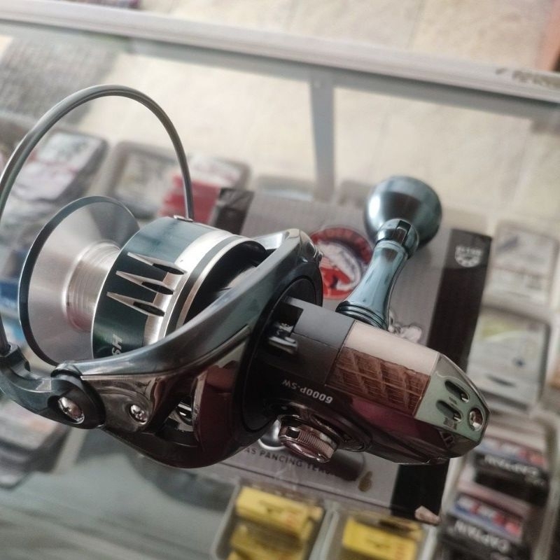 REEL POWER HANDLE GOLDEN FISH TURBO 6000 SW