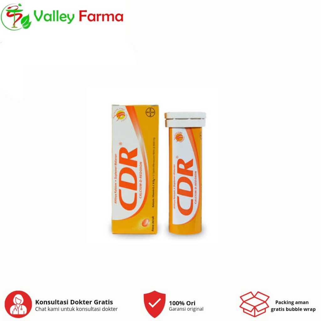 CDR Rasa Jeruk 10/20 Tablet - Vitamin C