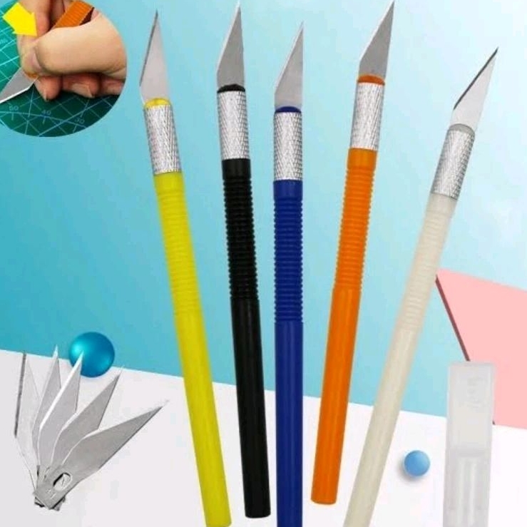 

NEW CUTTER UKIR TAJAM CUTTER PISAU UKIR | BIRU TUA
