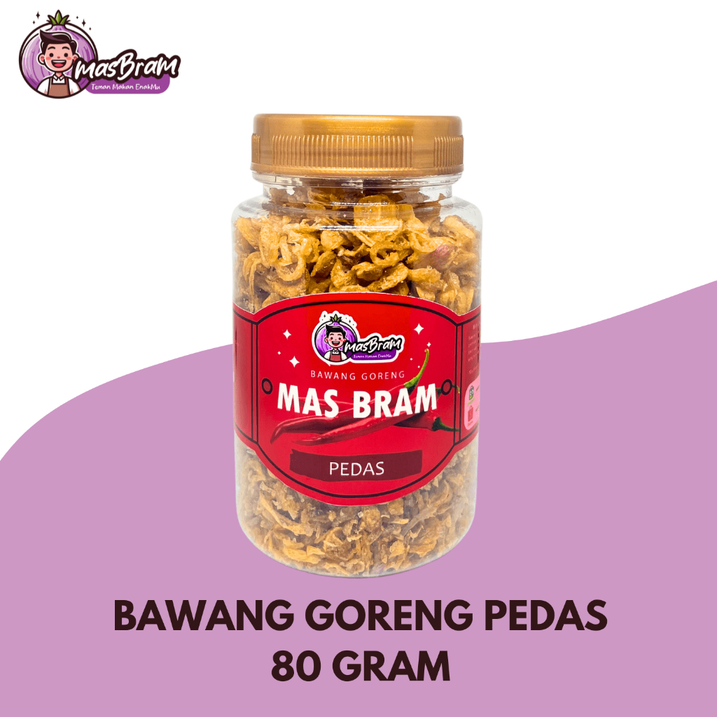 

Mas Bram Bawang Goreng Premium Asli Tanpa Campuran Rasa Pedas 80 gram