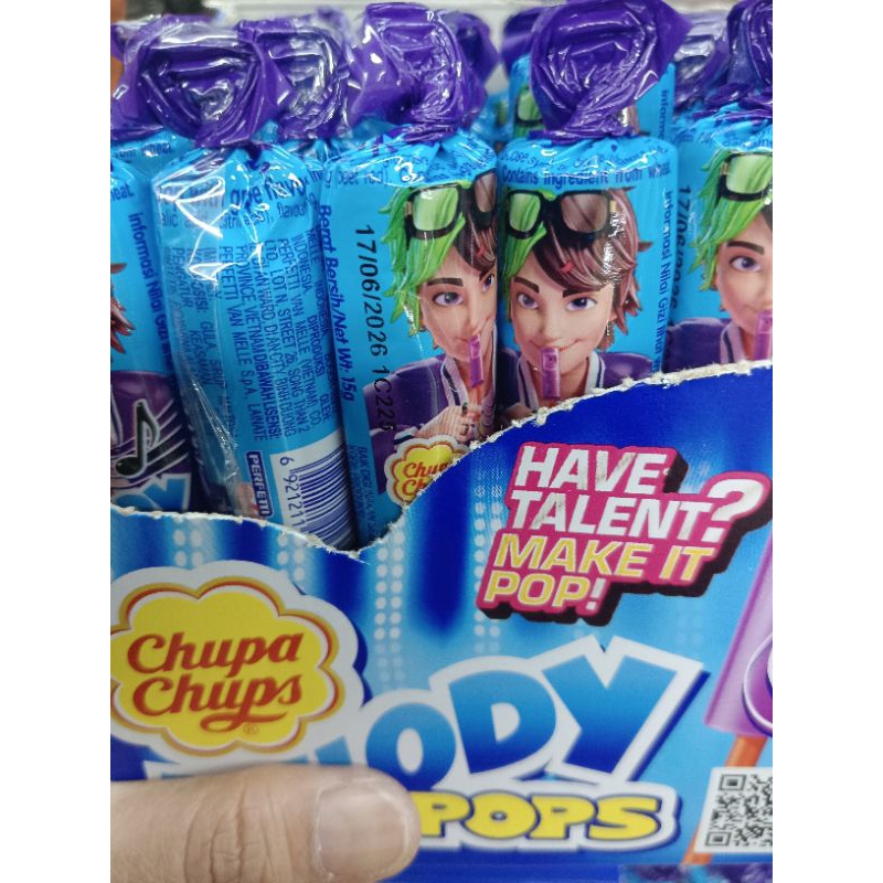 

chupa chups candy melody stick 15 gr