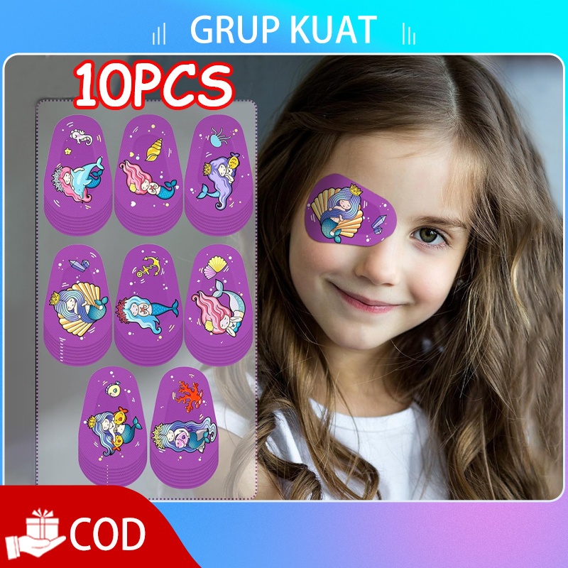10pcs Lazy Eye Patch Penutup Mata Malas Amblyopia Perawatan Medis Terapi Mata Eyepatch Ortopad Eye P