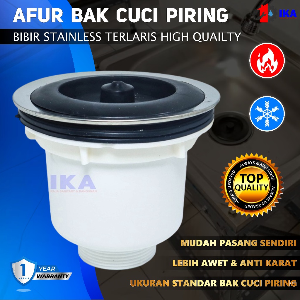 Saringan Wastafel PVC Tebal Anti Karat Saringan Afur / afur keranjang bak cuci piring saringan kotor