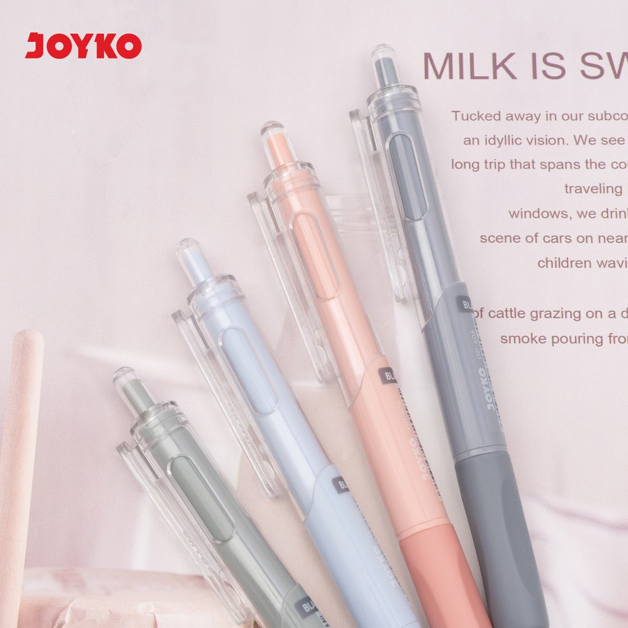 

GEL PEN JOYKO GP-406 | 0.5mm | RETRACTABLE | NEEDLE TIP | ECER
