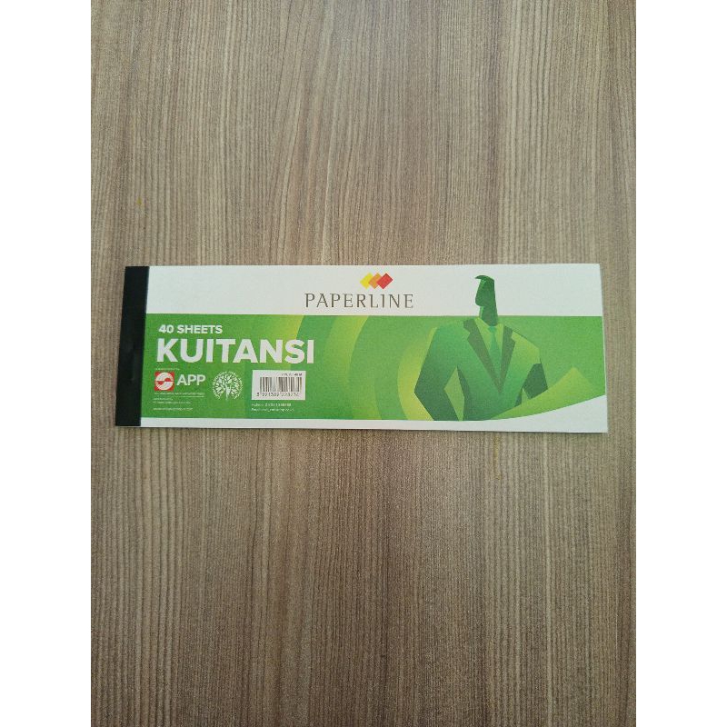 

BUKU KUITANSI / KWITANSI PAPERLINE 40 LEMBAR (KECIL)