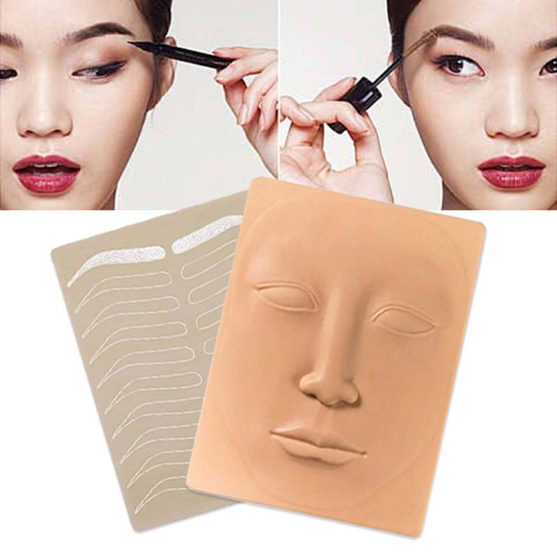 Kulit Latihan Sulam Kulit Latihan Sulam Alis Sulam Bibir Sulam Eyeliner Latex Sulam Alis