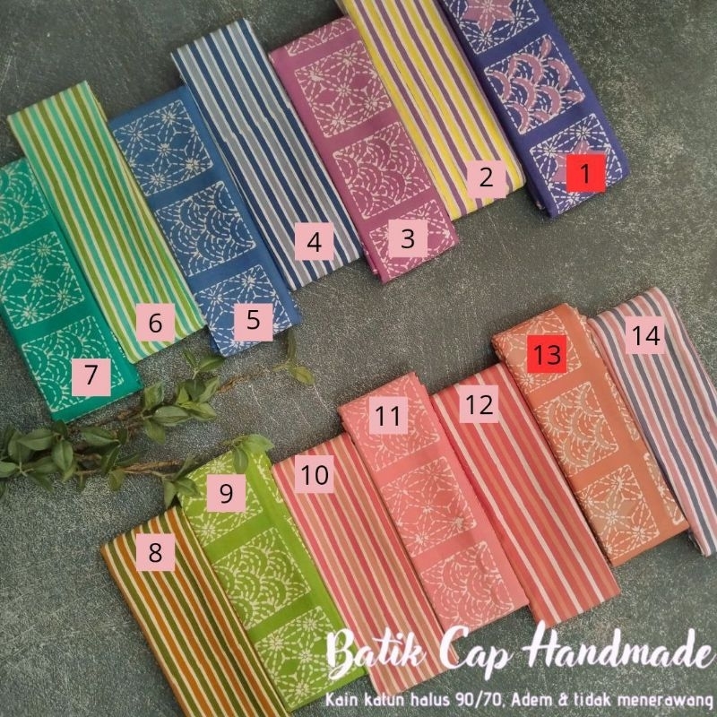 Kain Batik Cap Handmade Kain Batik Halus Kain Batik Mix Lurik Seragam Guru Paud Seragam TK Seragam A