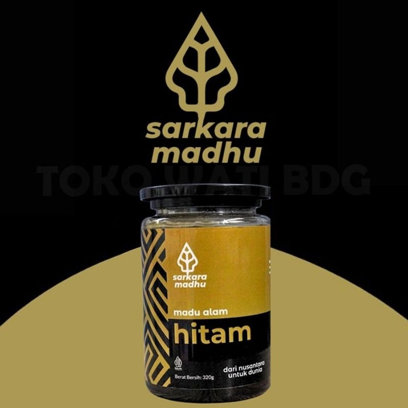 

Madu Hitam 320gr Sarkara Madhu Murni 100% Asli