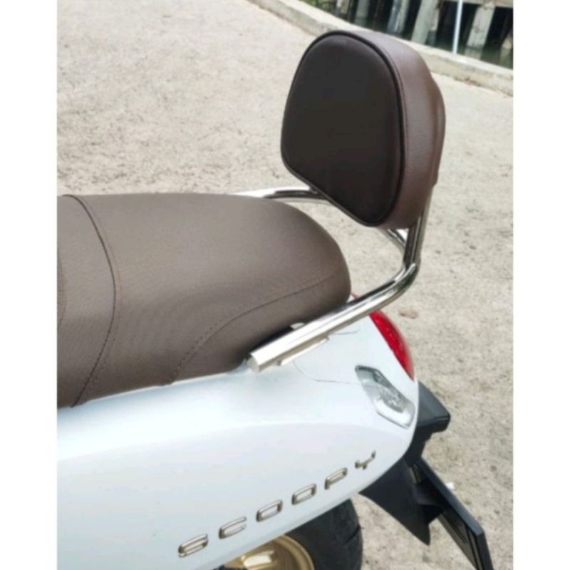 behel scoopy sandaran scoopy aksesoris scoopy