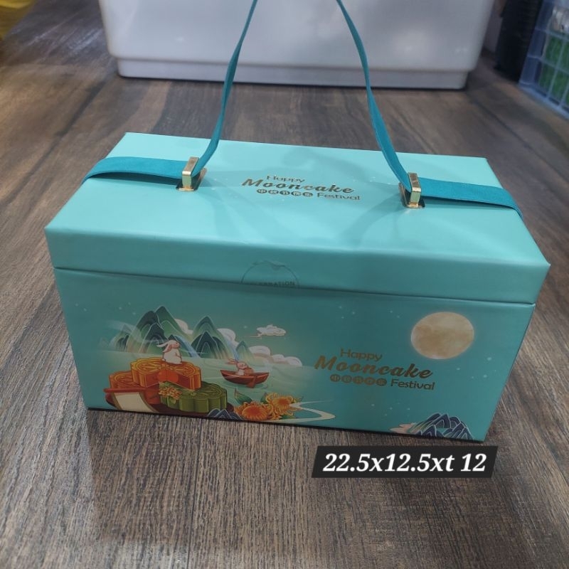 

BOX KUE CAKE MAKANAN MOONCAKE BOX HARD BOX TALI KULIT