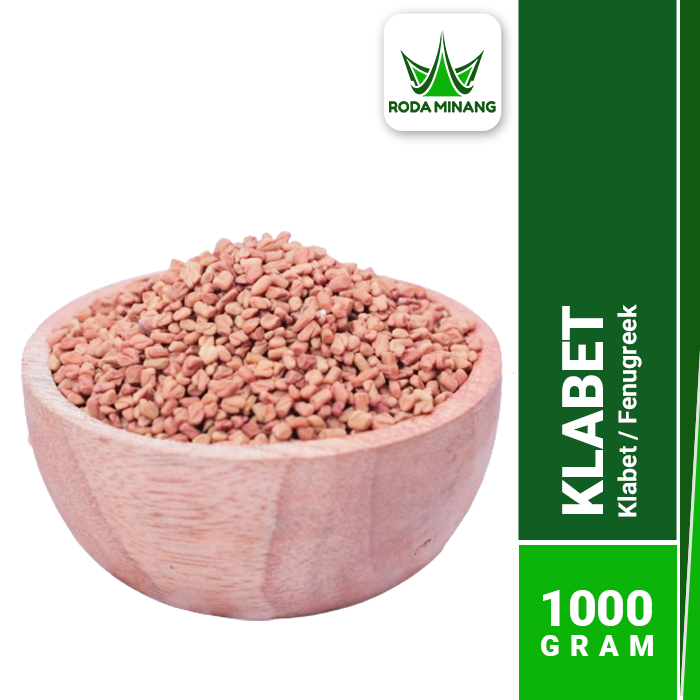 

Biji Klabet Alba Hulbah Halba Kelabet Kelabat Fenugreek Seed 1 Kg