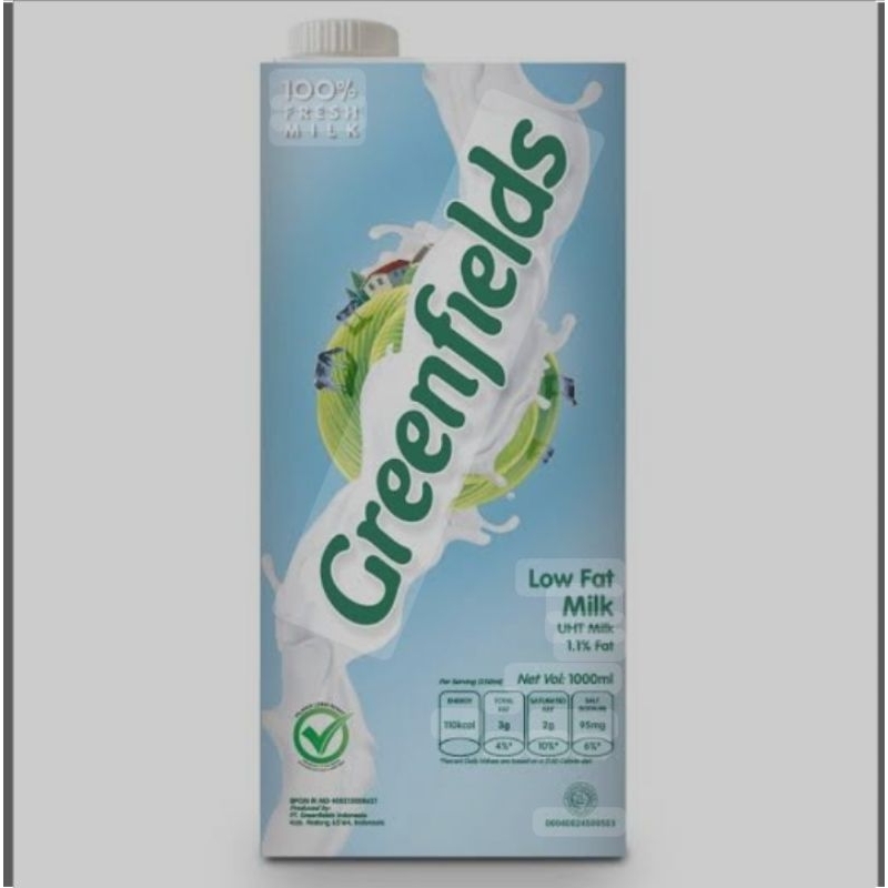 

GREENFIELDS LOW FAT SUSU UHT 950gr