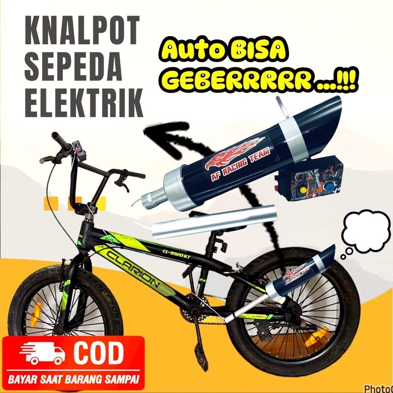KNALPOT SEPEDA ANAK SUARA MOGE KAWASAKI ZX250R/KNALPOT SEPEDA BMX/KNALPOT SEPEDA RACING