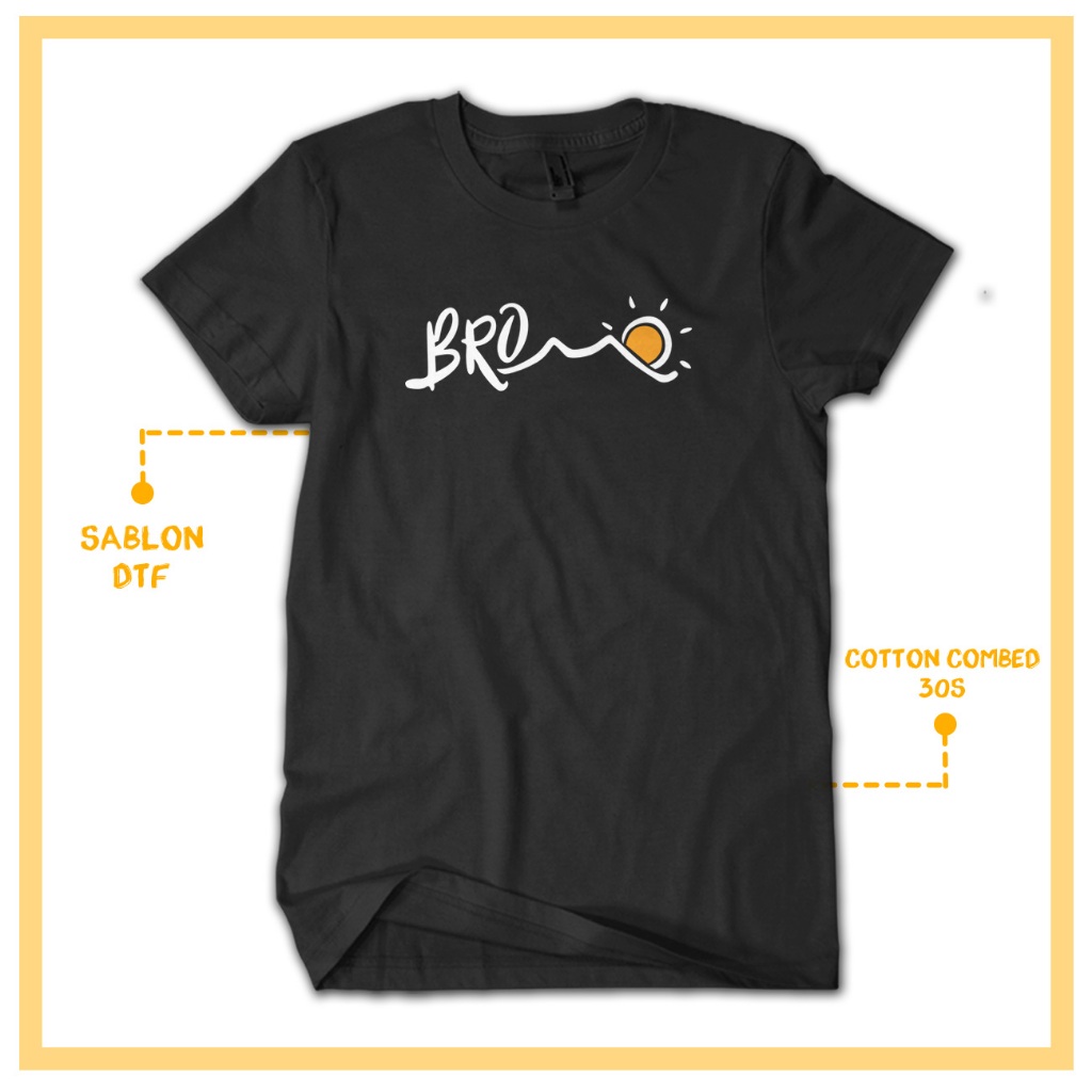 KAOS DISTRO BROMO HIKING GUNUNG PENDAKI POPULER VIRAL TERLARIS NIDARSTORE