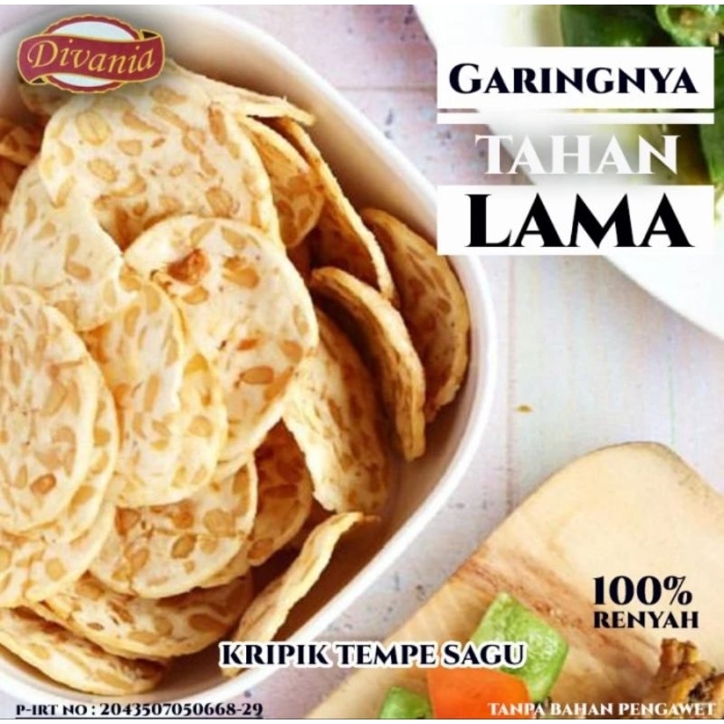 

Divania - Kripik Tempe Sagu - Renyah Dan Gurih