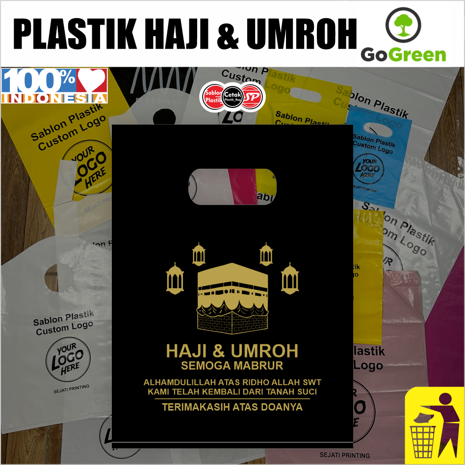 

(ISI 50 PCS) PLASTIK HAJI DAN UMROH 30cm x 40cm