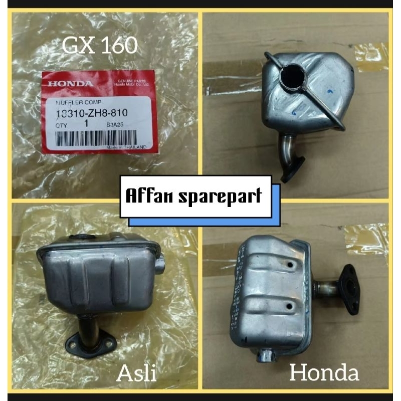 KNALPOT MESIN HONDA GX 120 / GX 160 / GX 200 ASLI HONDA ORIGINAL