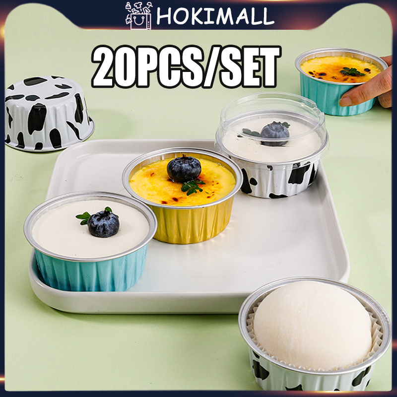 20PCS Premium Thick Cupcake Foil / Cooking Foil for Cupcake Muffin / Alumunium Foil Tebal Cupcake Mu