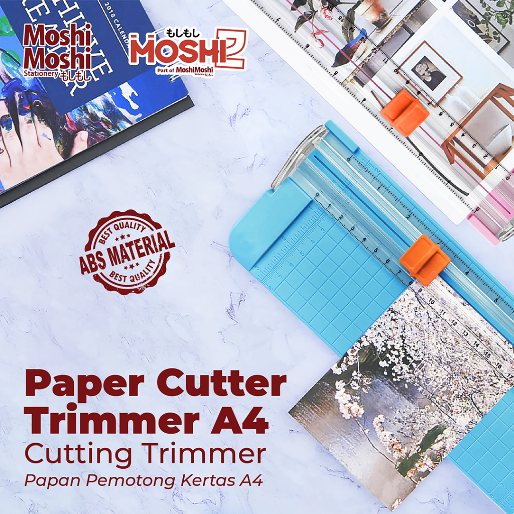 

Paper Cutter Trimmer A4 Portable Alat Pemotong Kertas Papan Potong dan Penggaris