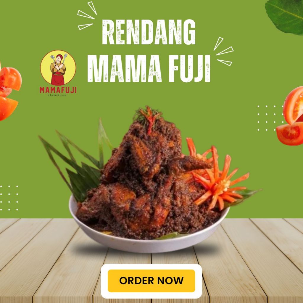 

rendang mama fuji / asli rendang padang / ukuran 350gr ( mini size )