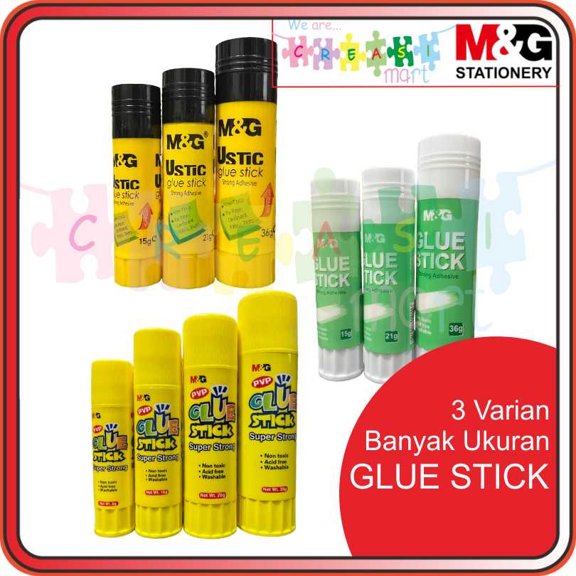 

M&G Glue Stick Super Strong, Strong & Economy Tersedia Banyak Ukuran