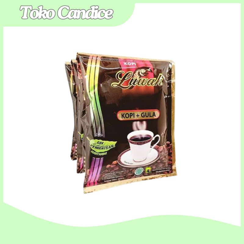 

Luwak Kopi Gula 25 Gr (1 renceng/10 sachet)