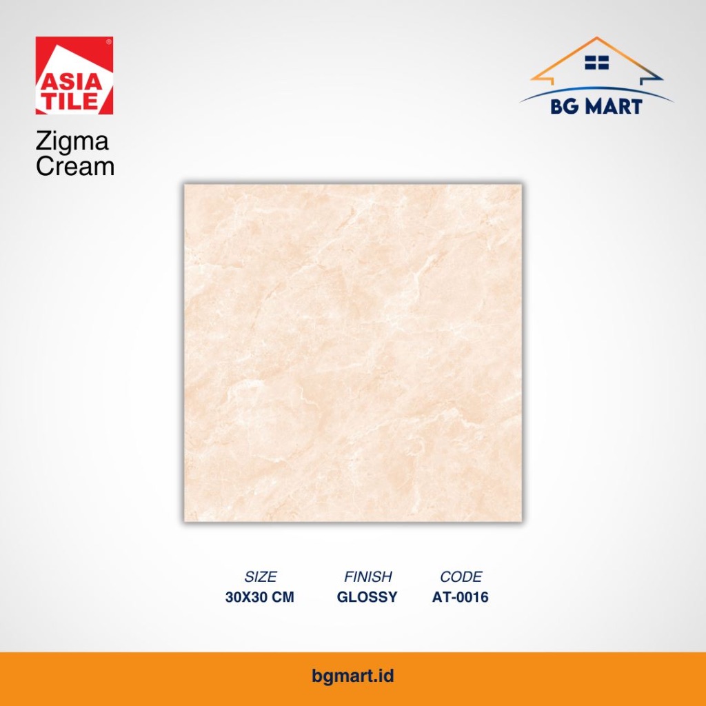 ASIA Keramik Lantai 30x30 cm Zigma Cream