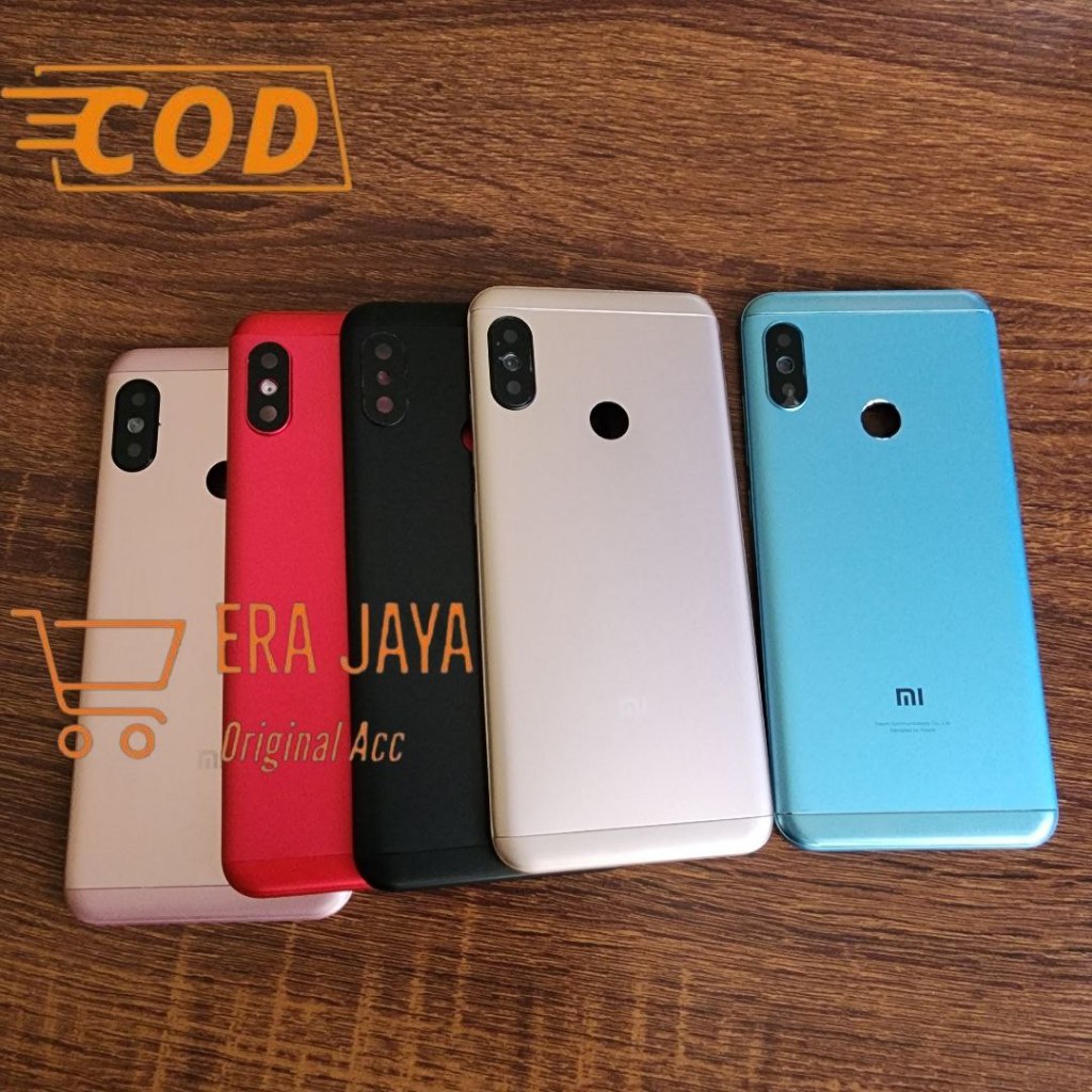 XIAOMI MI A2 LITE - Backdoor Tutup Belakang Hp Xiomi MiA2 Lite Bekdor Casing Kesing Housing