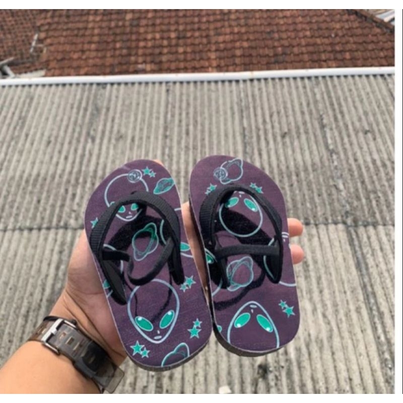 Sandal Anak Baby Tali Belakang Venom Alien