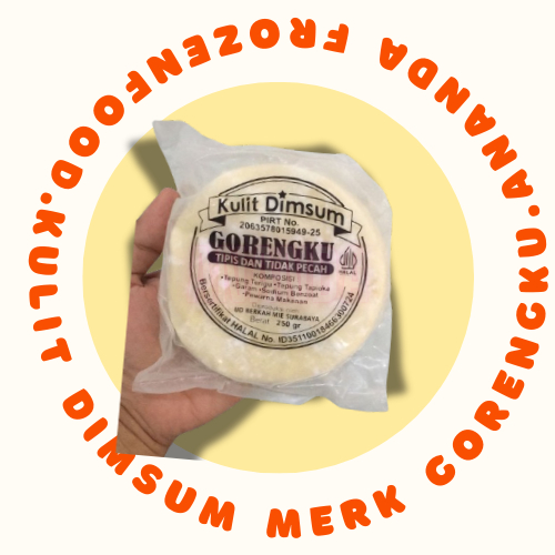 

kulit dimsum merk goreng ku 250gr - Ananda frozen food