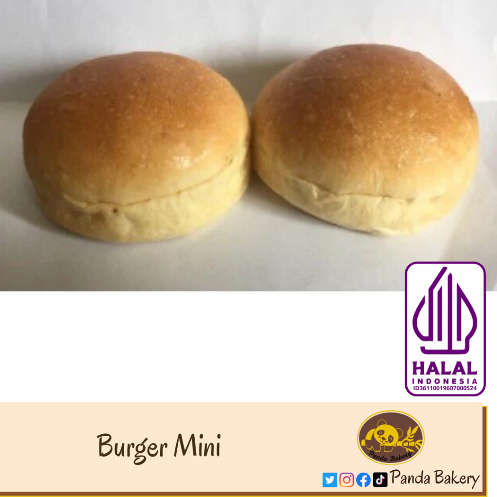 

Roti bun Burger Mini isi 10 x 2pcs