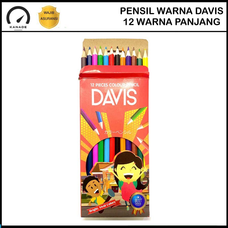 

Pensil Warna DAVIS 12 Warna Pensil Kayu Alat Menggambar Mewarnai Anak Sekolah Prakarya