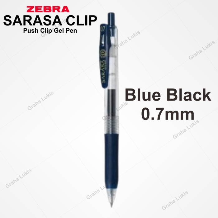 

Gramedia Batam - ZEBRA SARASA CLIP 0.7 mm Blue Black