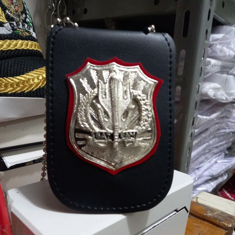 Name Tag holder/Kalung Lencana KTA Satpam/Security (Dompet Dove) kualitas bagus