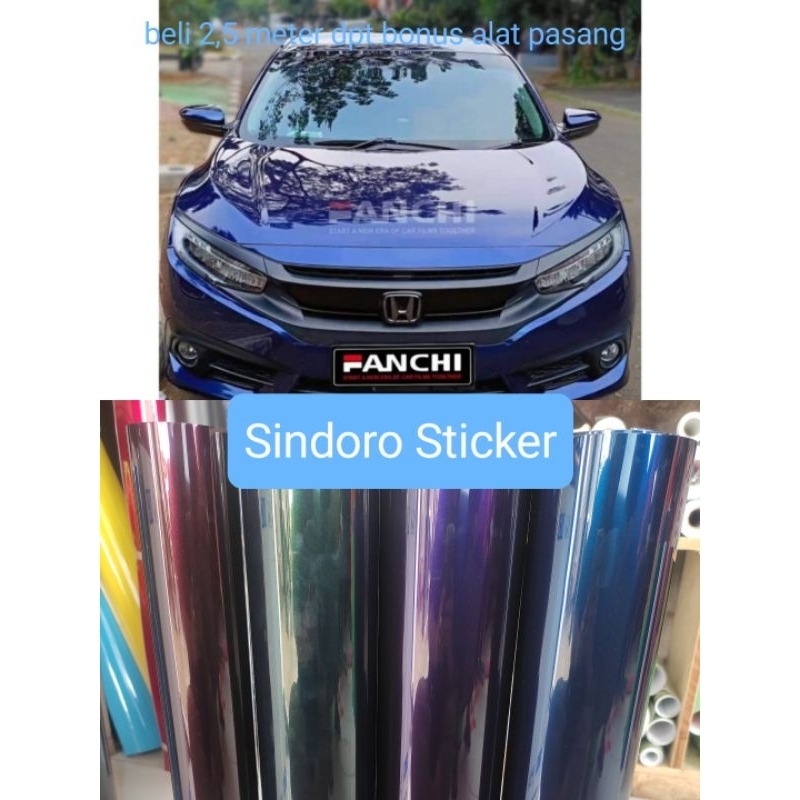 Skotlet Mobil Warna Hitam Lembayung Lebar 150 Sticker Motor Mobil Warna Monlight Lebar 150 Sticker M