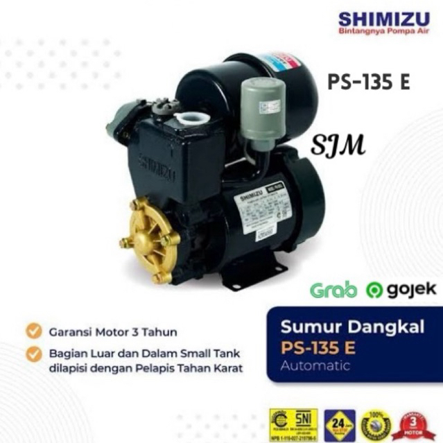 SHIMIZU 135E Pompa Air Otomatis / Mesin Air Otomatis (Medan Instan)